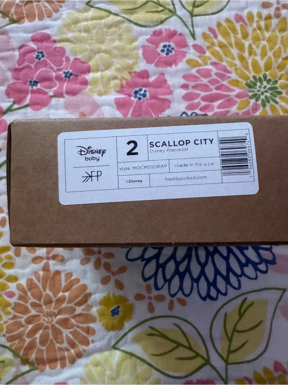 NWT size 2 freshly picked Rapunzel baby shoes